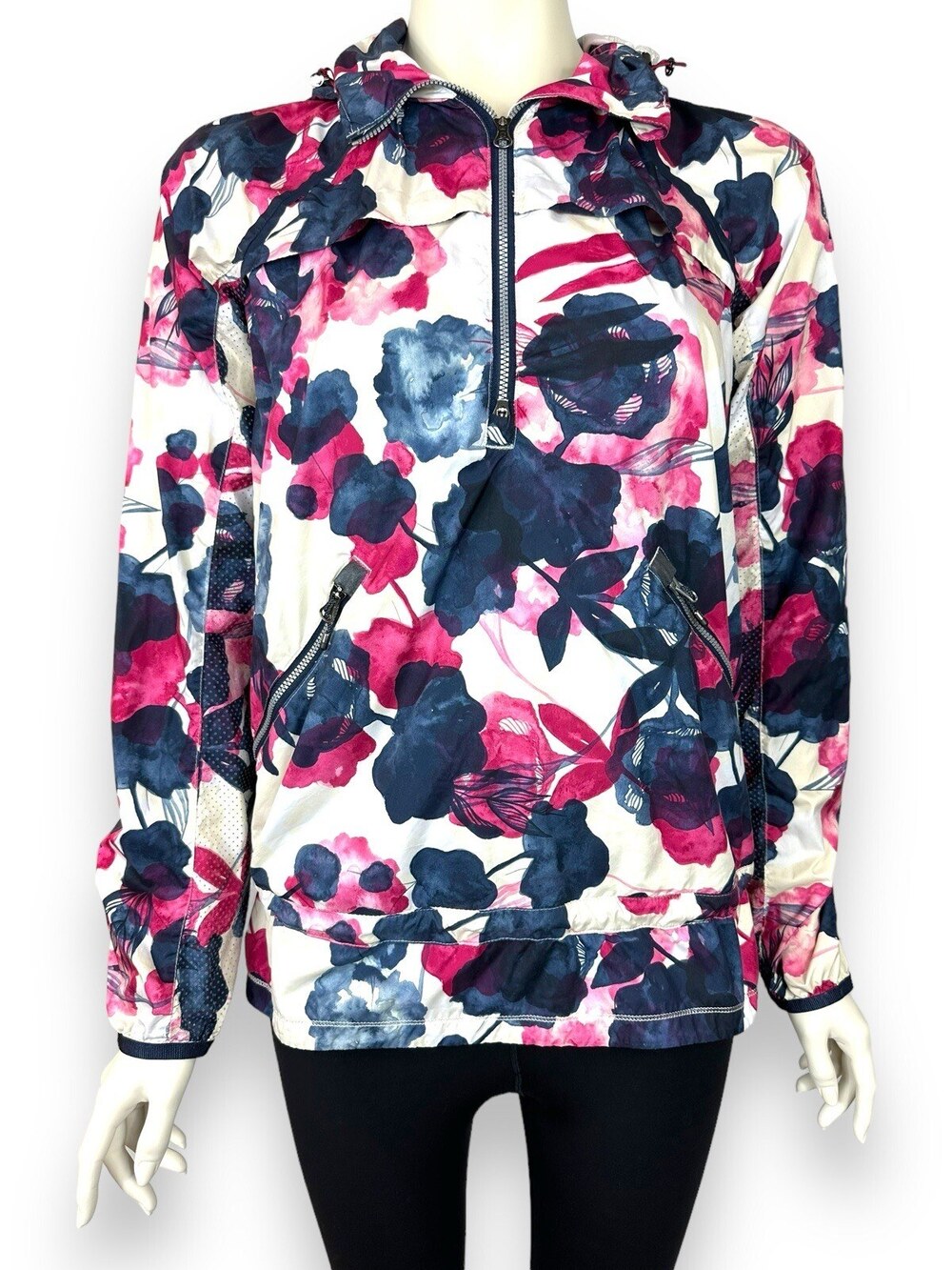 Lululemon Miss Misty Pullover Women's 6 Inky Floral Ghost Inkwell Bumble Berry